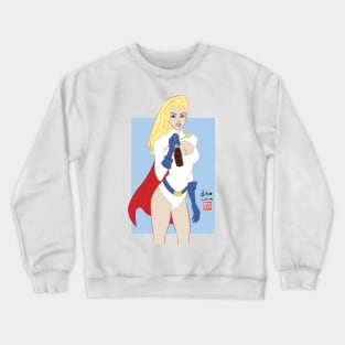 Power Girl Crewneck Sweatshirt